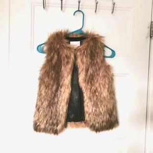 NWT Children's Place Faux Fur Vest